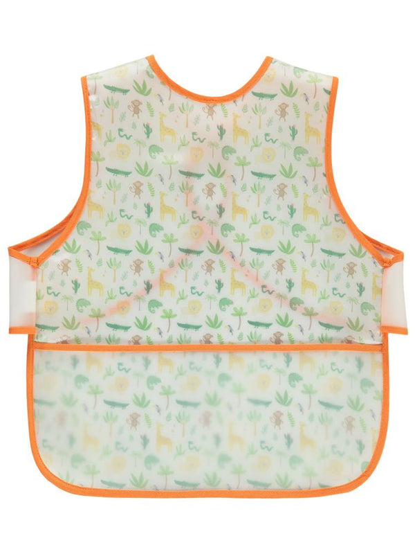 Babyjem Giymeli Leke Tutmaz Mama Önlüğü - Turuncu