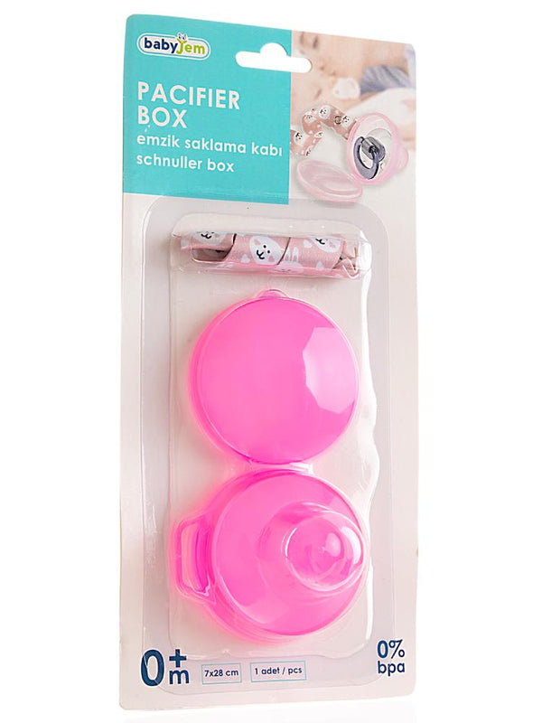 Babyjem Emzik Saklama Kabı - Pembe