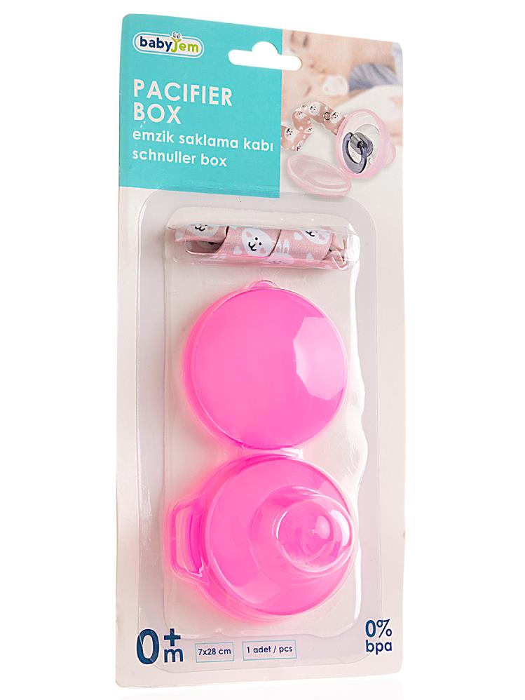 Babyjem Emzik Saklama Kabı - Pembe