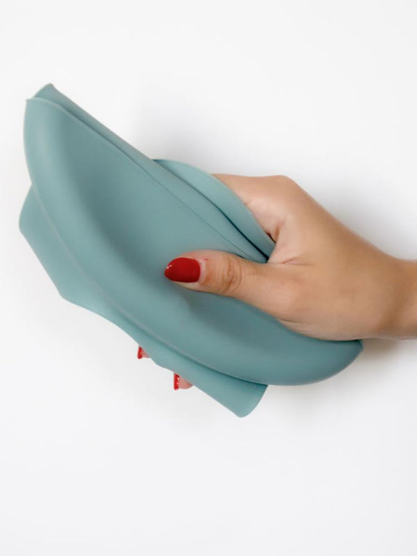 Babyjem Mini Silikon Önlük - Yeşil