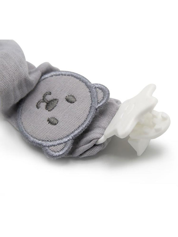 Babyjem Bürümcüklü Emzik Askısı - Gri