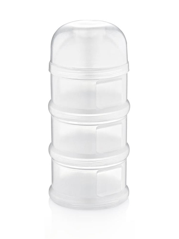 Baby Jem Katlı Toz Mama Kabı - Beyaz