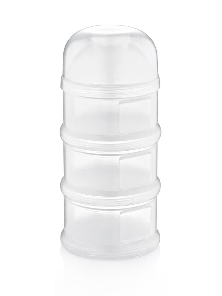 Baby Jem Katlı Toz Mama Kabı - Beyaz