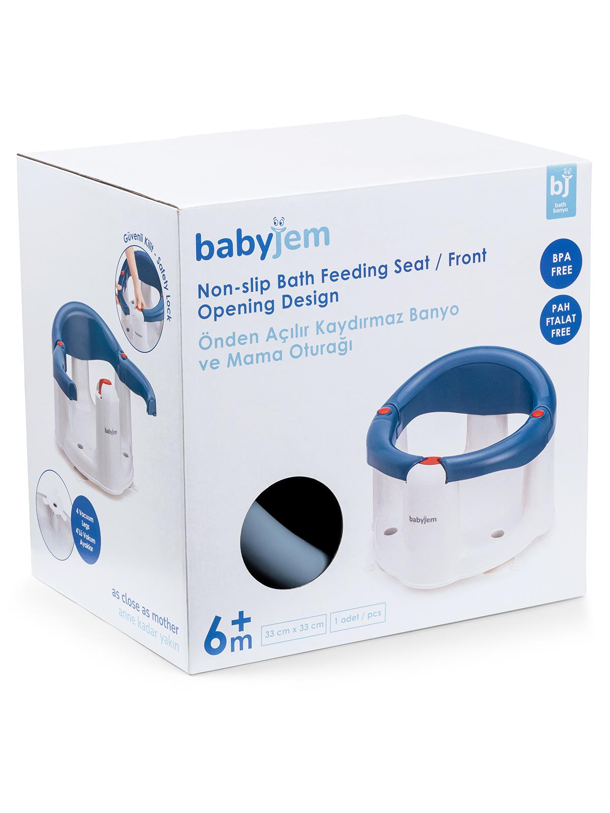 Babyjem Önden Açılır Banyo&Mama Oturağı - Pembe