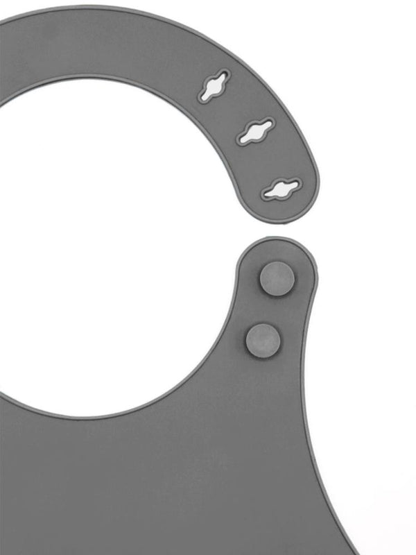 Babyjem Mini Silikon Önlük - Gri