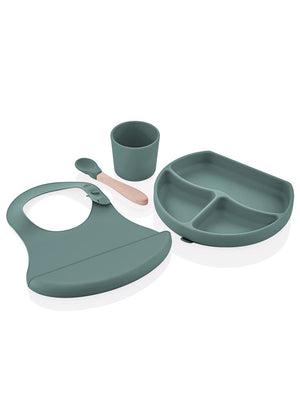 Babyjem Silikon Beslenme Seti - Yeşil