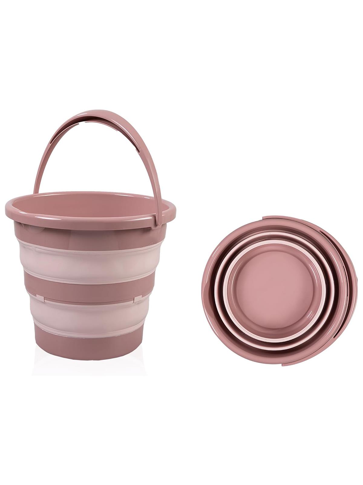 Babyjem Katlanır Banyo Seti 5'li - Pudra