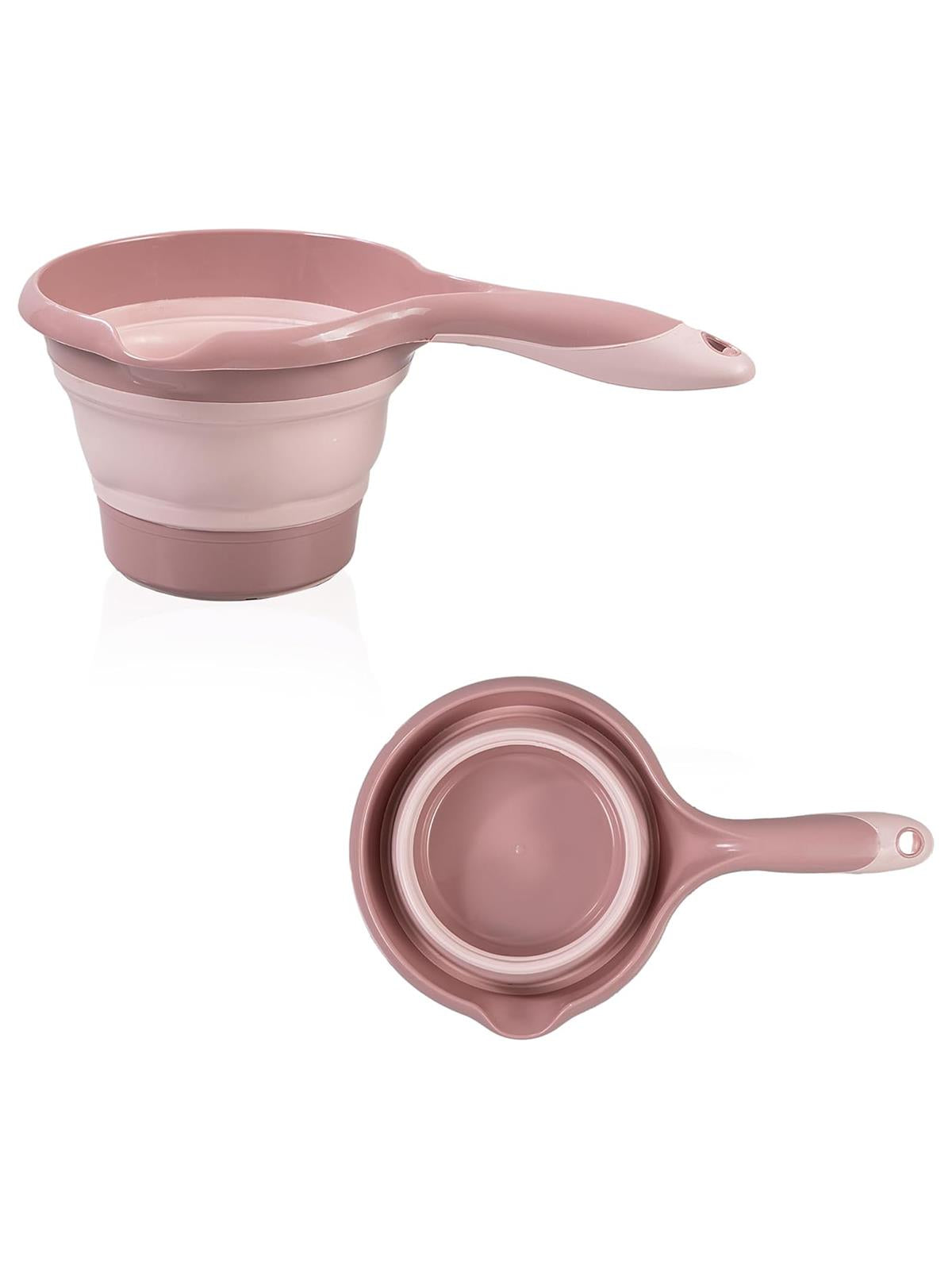 Babyjem Katlanır Banyo Seti 5'li - Pudra