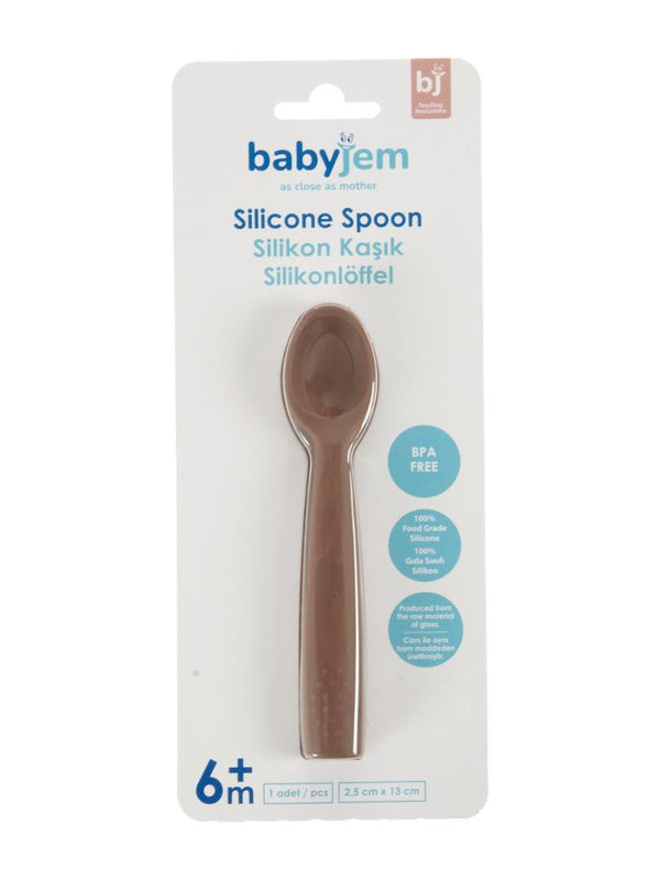 Babyjem Silikon Kaşık - Pembe