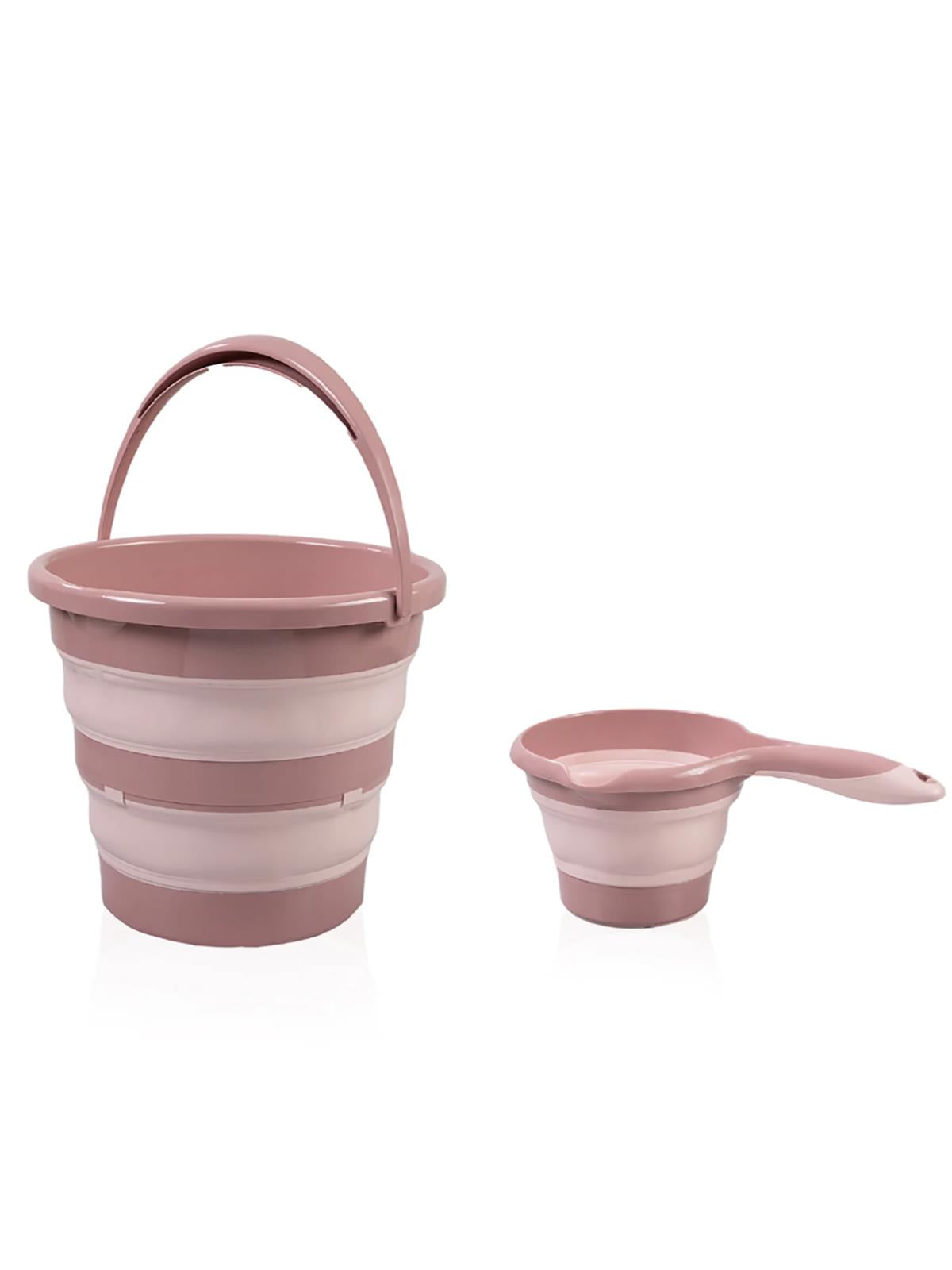 Babyjem 3'lü Katlanır Banyo Set - Pudra