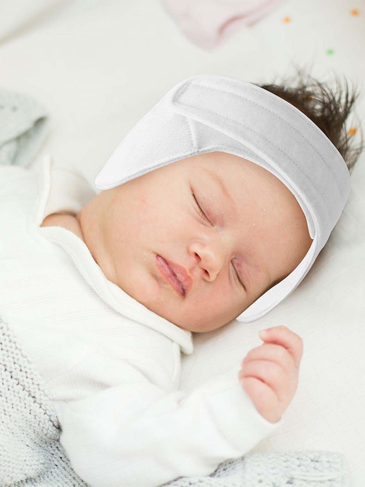 Babyjem Kepçe Kulak Önleyici Uyku Bandı - Pudra