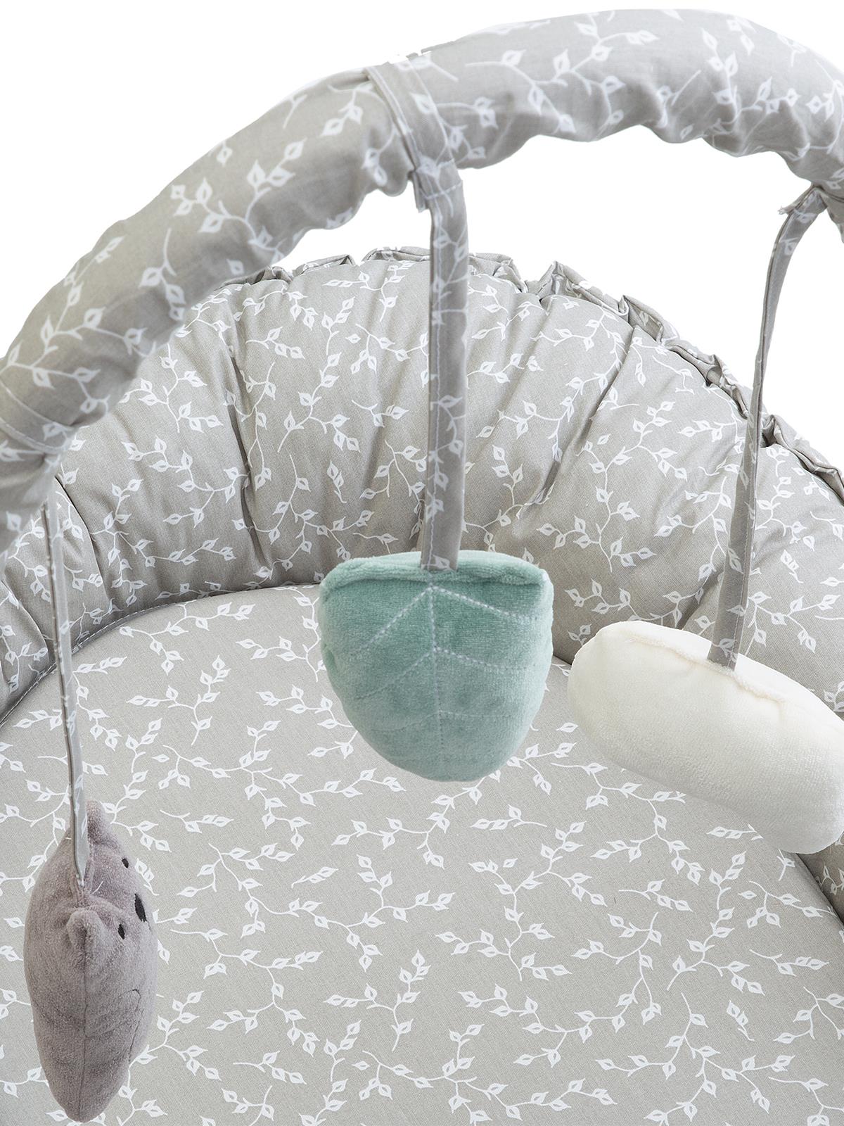 Babyjem Oyuncaklı Anne Baba Yanı Yatağı - Gri