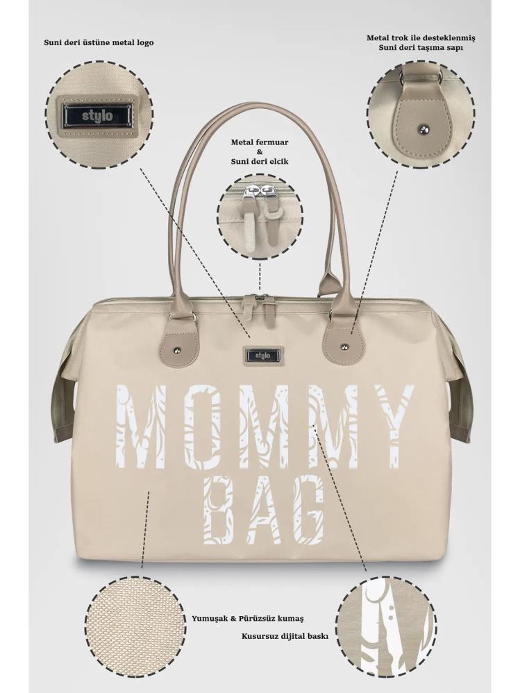 Stylo Mommy Bag  X Pro Bakım Çantası - Kahverengi
