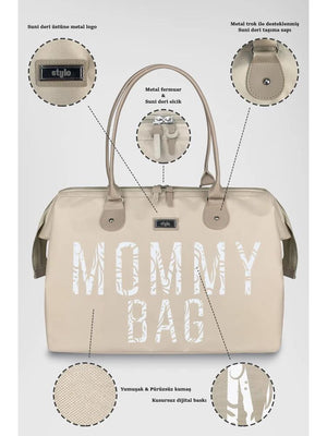 Stylo Mommy Bag  X Pro Bakım Çantası - Kahverengi