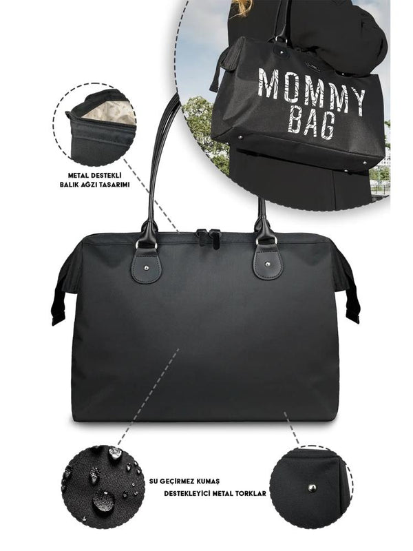 Stylo Mommy Bag  X Pro Bakım Çantası - Siyah
