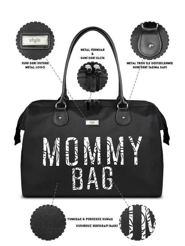 Stylo Mommy Bag  X Pro Bakım Çantası - Siyah