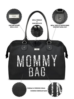 Stylo Mommy Bag  X Pro Bakım Çantası - Siyah