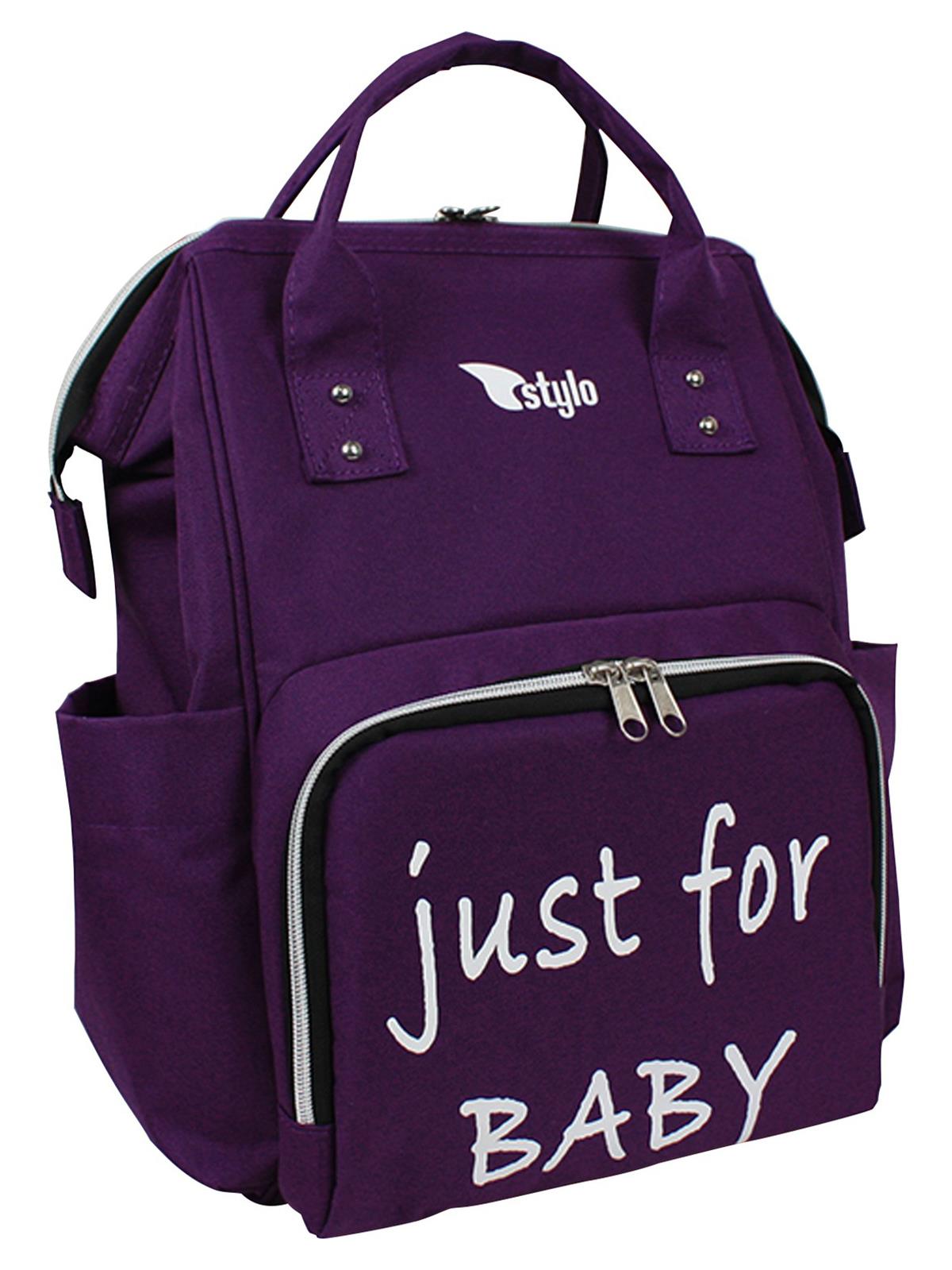 Stylo Star Takım Baskılı Just Bebek Bakım Çantası ve Termos Çanta  - Lila