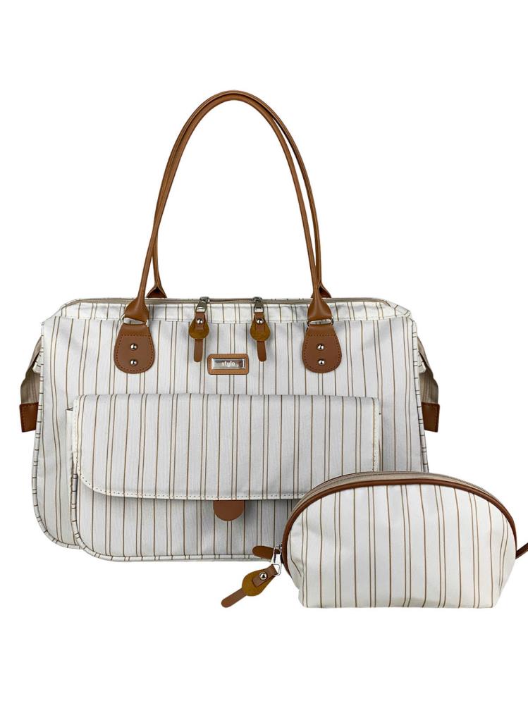 Stylo Milano Anne Bebek Bakım ve Kadın Çantası - Bej