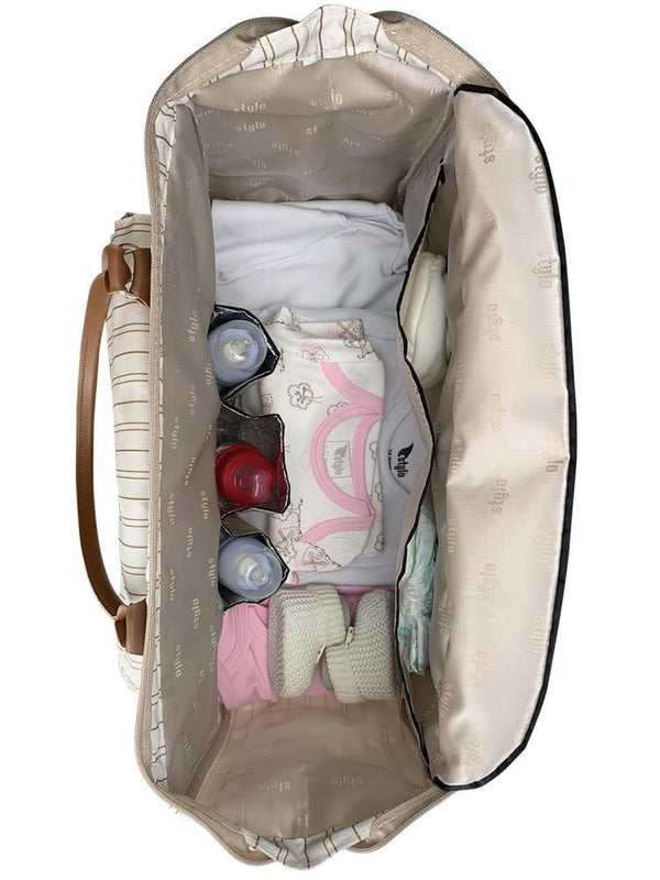 Stylo Milano Anne Bebek Bakım ve Kadın Çantası - Bej