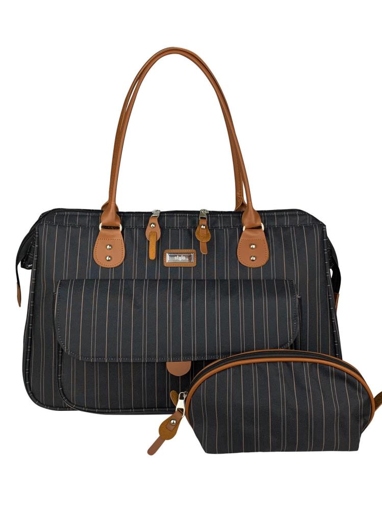 Stylo Milano Anne Bebek Bakım ve Kadın Çantası - Siyah