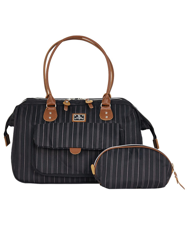 Stylo Milano Anne Bebek Bakım ve Kadın Çantası - Siyah