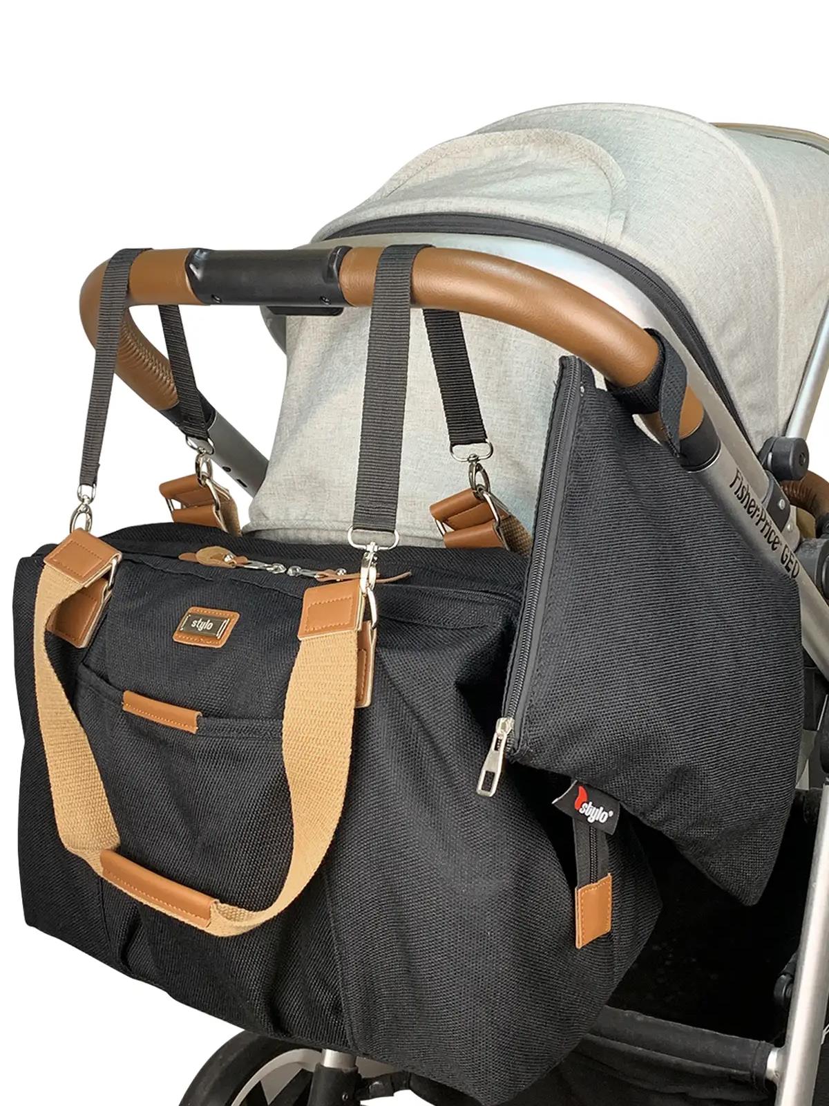 Stylo Venedik Anne Bebek Bakım Kadın Çantası - Siyah