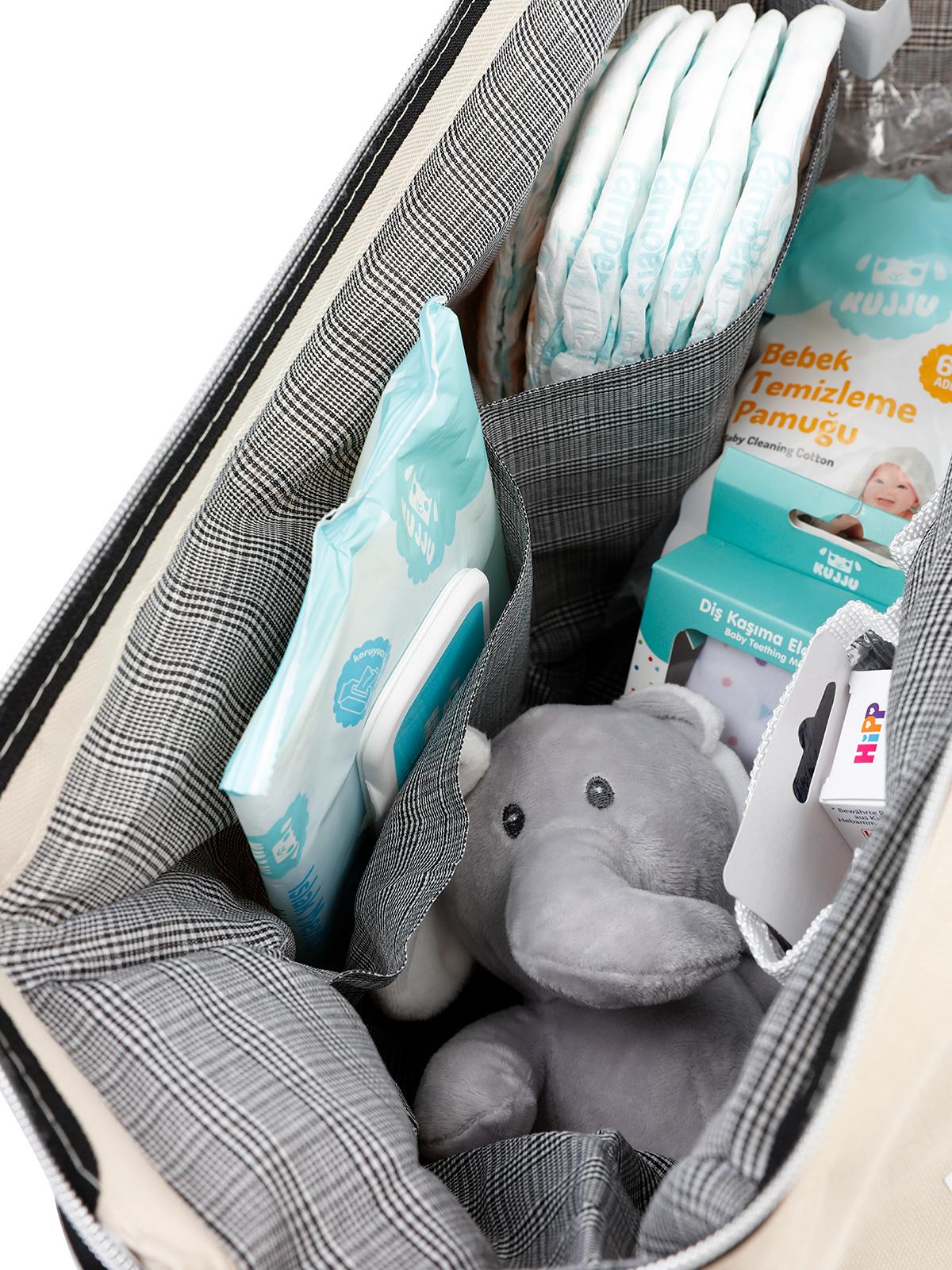 Stylo Çanta Mommy Bag Anne Bebek Bakım Çantası - Bej