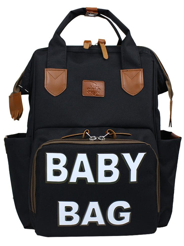 Stylo Monaco Baby Bag Sırt Çantası - Siyah