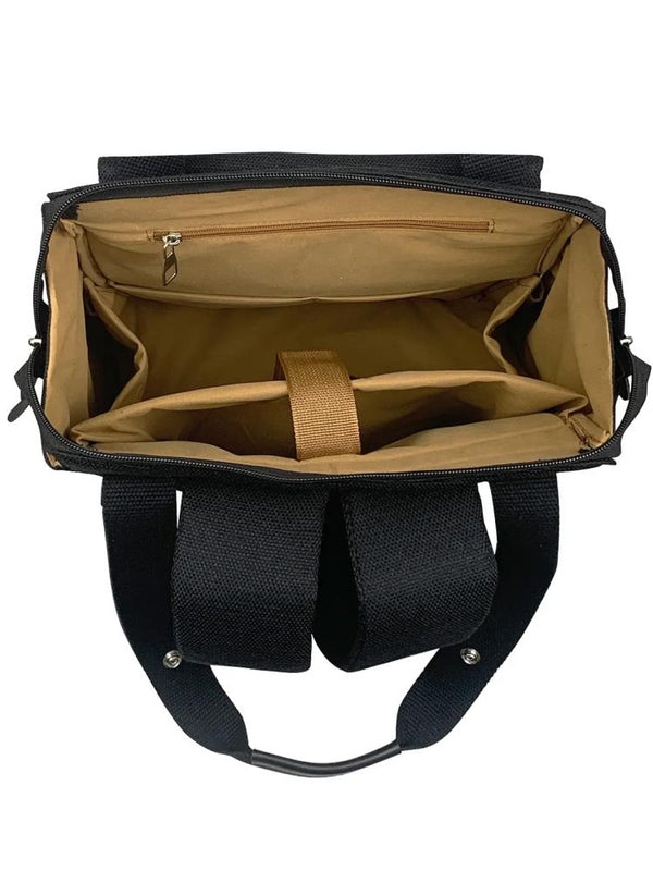 Stylo Platinum (2 In 1) Anne Bebek Bakım Sırt Ve Omuz Çantası - Siyah