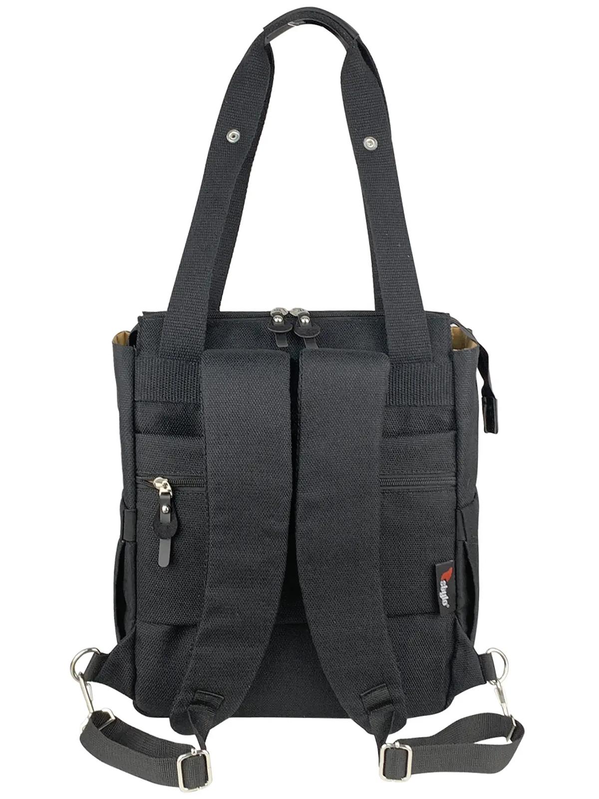 Stylo Platinum (2 In 1) Anne Bebek Bakım Sırt Ve Omuz Çantası - Siyah