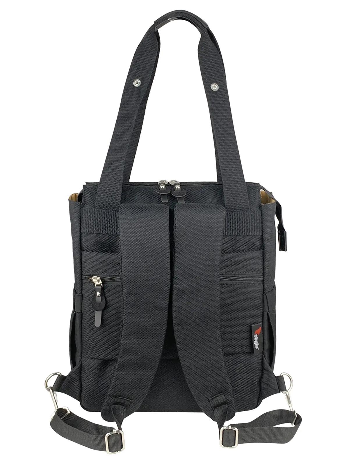 Stylo Platinum (2 In 1) Anne Bebek Bakım Sırt Ve Omuz Çantası - Siyah