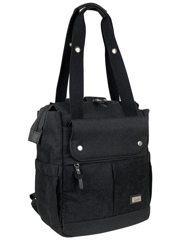 Stylo Platinum (2 In 1) Anne Bebek Bakım Sırt Ve Omuz Çantası - Siyah