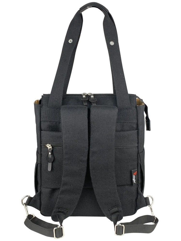 Stylo Platinum (2 In 1) Anne Bebek Bakım Sırt Ve Omuz Çantası - Siyah