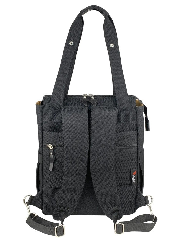 Stylo Platinum (2 In 1) Anne Bebek Bakım Sırt Ve Omuz Çantası - Siyah