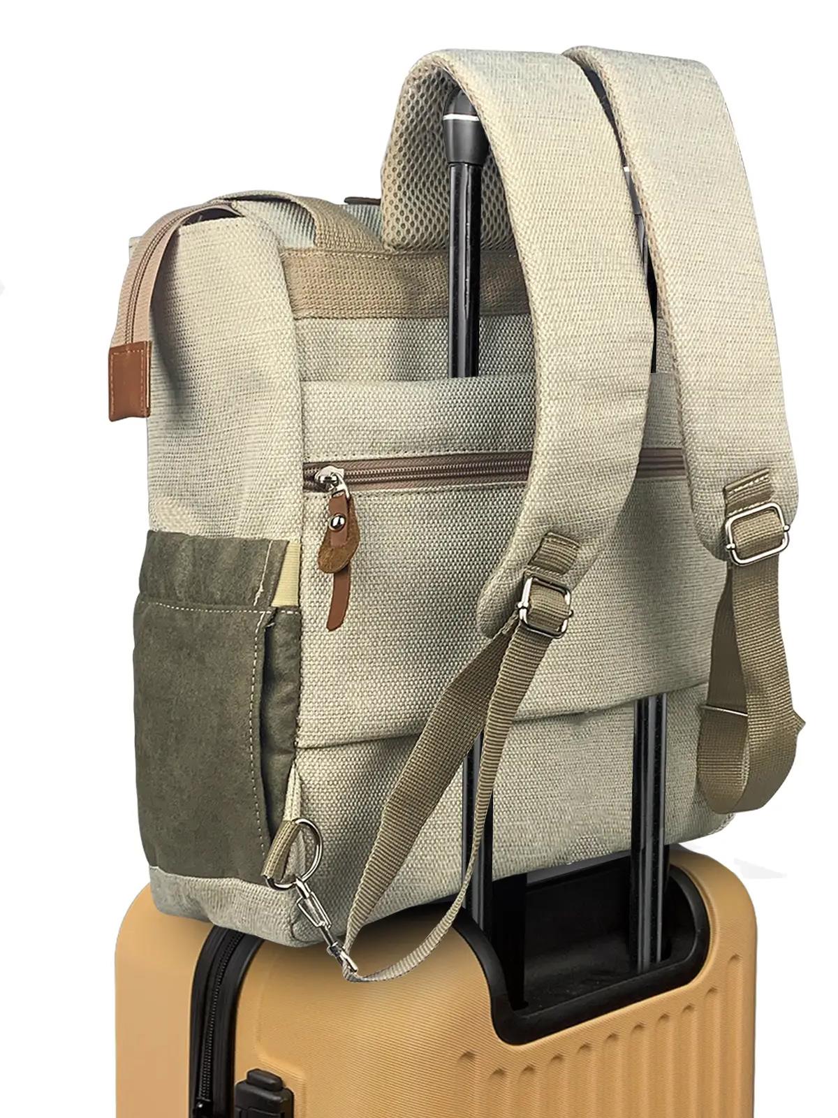 Stylo Platinum (2 In 1) Anne Bebek Bakım Sırt Ve Omuz Çantası - Bej