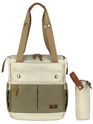 Stylo Platinum (2 In 1) Anne Bebek Bakım Sırt Ve Omuz Çantası - Bej