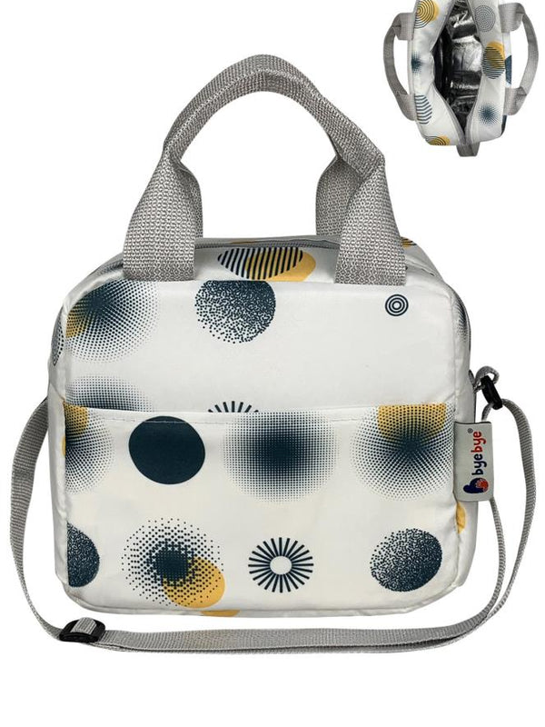 Stylo Bye Bye Lunch Omuz Askılı Beslenme Çantası ve Termos Yemek Taşıma Çantası - Gri