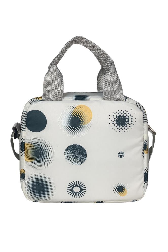 Stylo Bye Bye Lunch Omuz Askılı Beslenme Çantası ve Termos Yemek Taşıma Çantası - Gri
