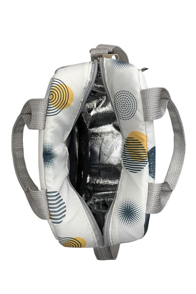 Stylo Bye Bye Lunch Omuz Askılı Beslenme Çantası ve Termos Yemek Taşıma Çantası - Gri