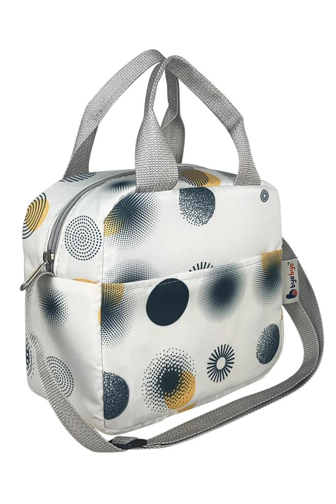 Stylo Bye Bye Lunch Omuz Askılı Beslenme Çantası ve Termos Yemek Taşıma Çantası - Gri