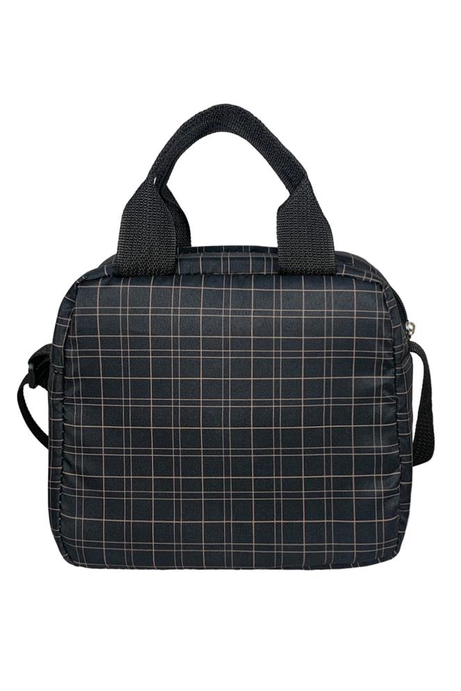 Stylo Bye Bye Lunch Omuz Askılı Beslenme Çantası ve Termos Yemek Taşıma Çantası - Siyah