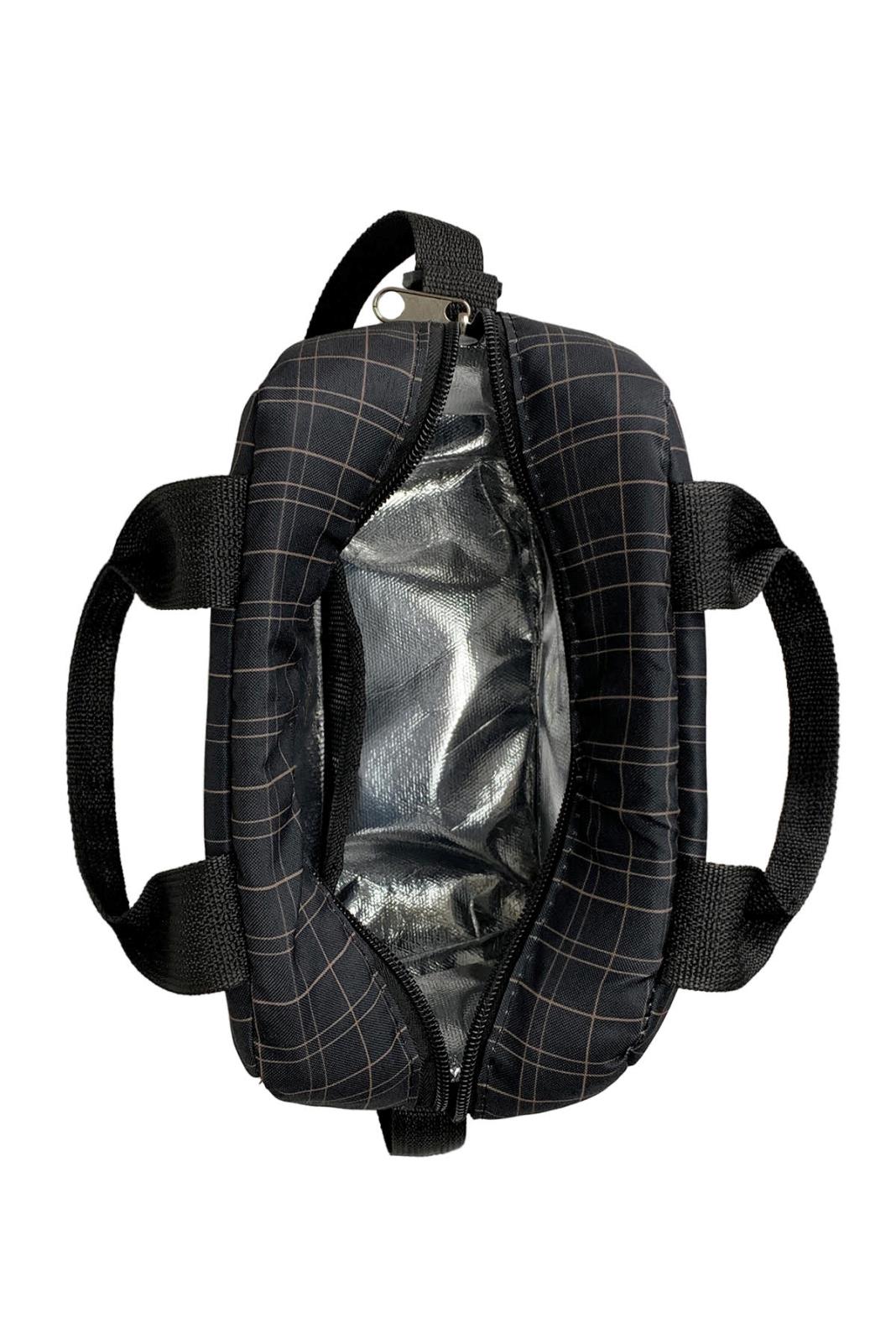 Stylo Çanta  Bye Bye Lunch Omuz Askılı Beslenme Çantası ve Termos Yemek Taşıma Çantası - Siyah