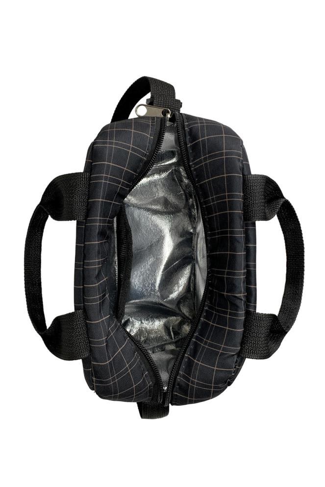 Stylo Bye Bye Lunch Omuz Askılı Beslenme Çantası ve Termos Yemek Taşıma Çantası - Siyah