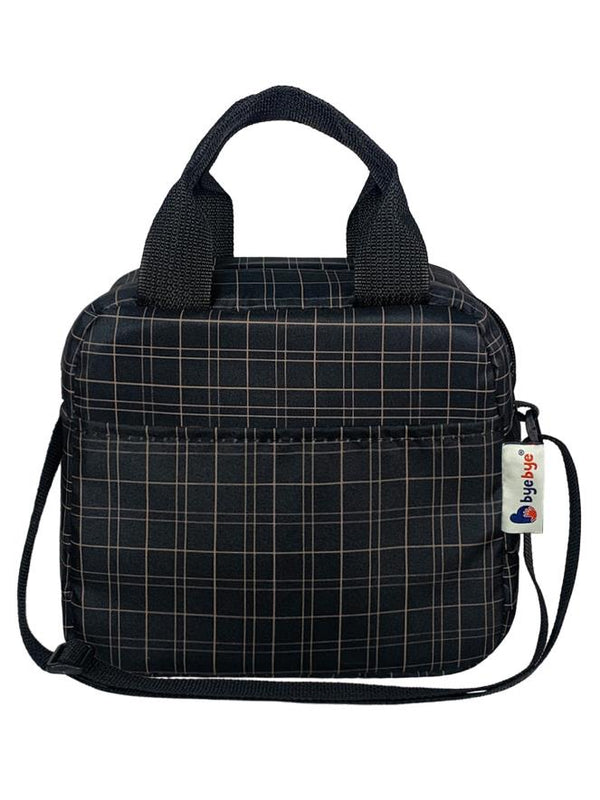 Stylo Bye Bye Lunch Omuz Askılı Beslenme Çantası ve Termos Yemek Taşıma Çantası - Siyah