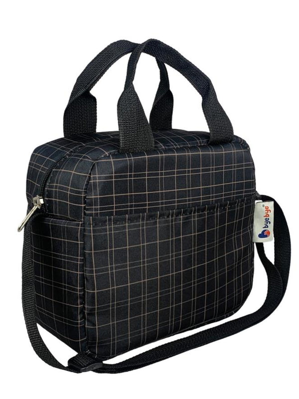 Stylo Bye Bye Lunch Omuz Askılı Beslenme Çantası ve Termos Yemek Taşıma Çantası - Siyah