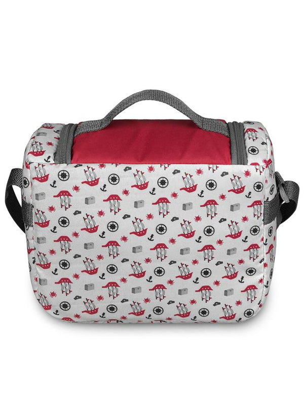 Bye Bye Yummy El ve Omuz Termos Beslenme Çantası - Kırmızı