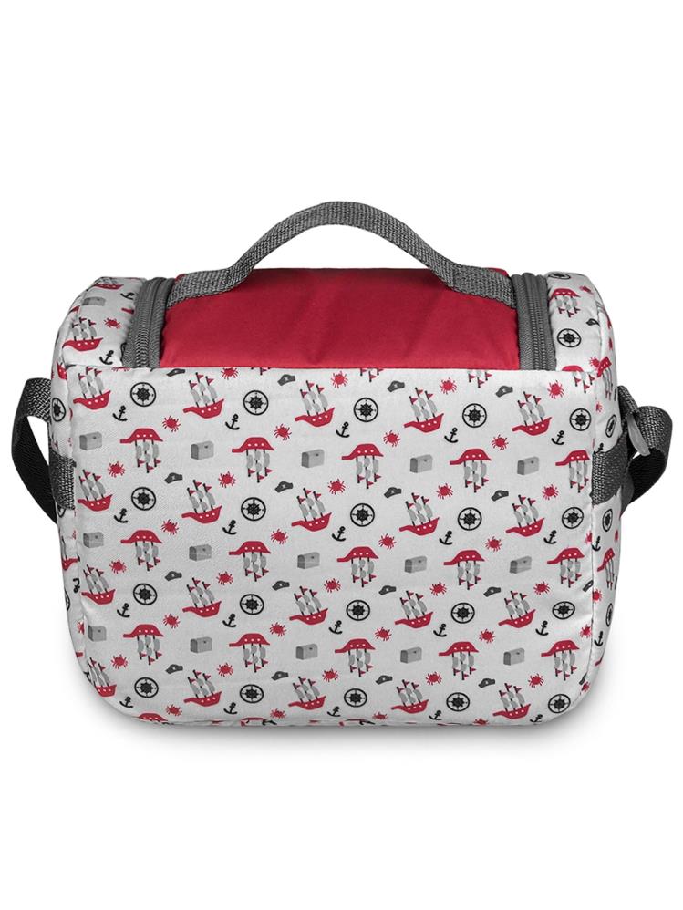 Bye Bye Yummy El ve Omuz Termos Beslenme Çantası - Kırmızı