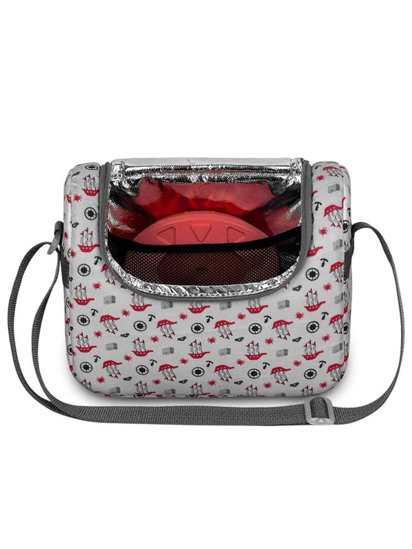 Bye Bye Yummy El ve Omuz Termos Beslenme Çantası - Kırmızı