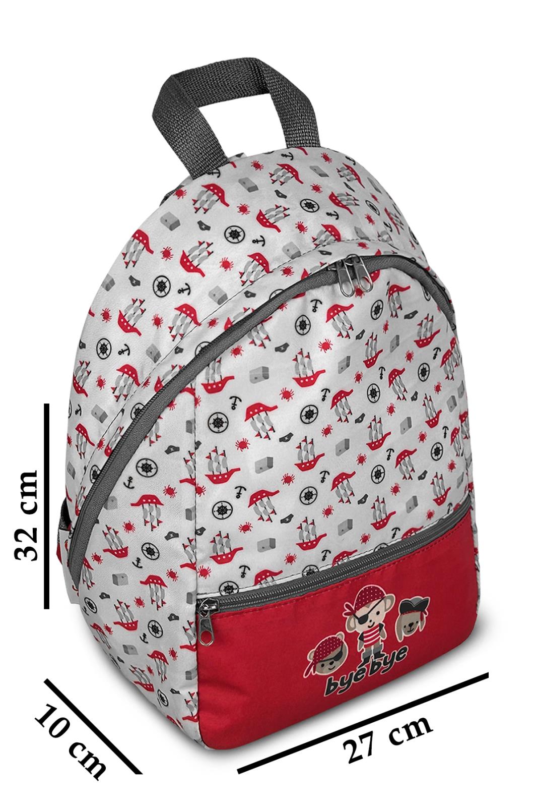 Stylo Çanta Okul Öncesi Kreş Çocuk Sırt Çantası  - Kırmızı